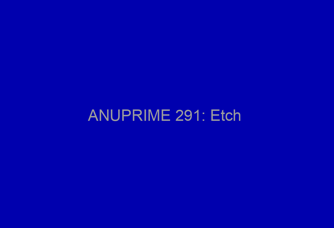 ANUPRIME 291: Etch / Wash Primer